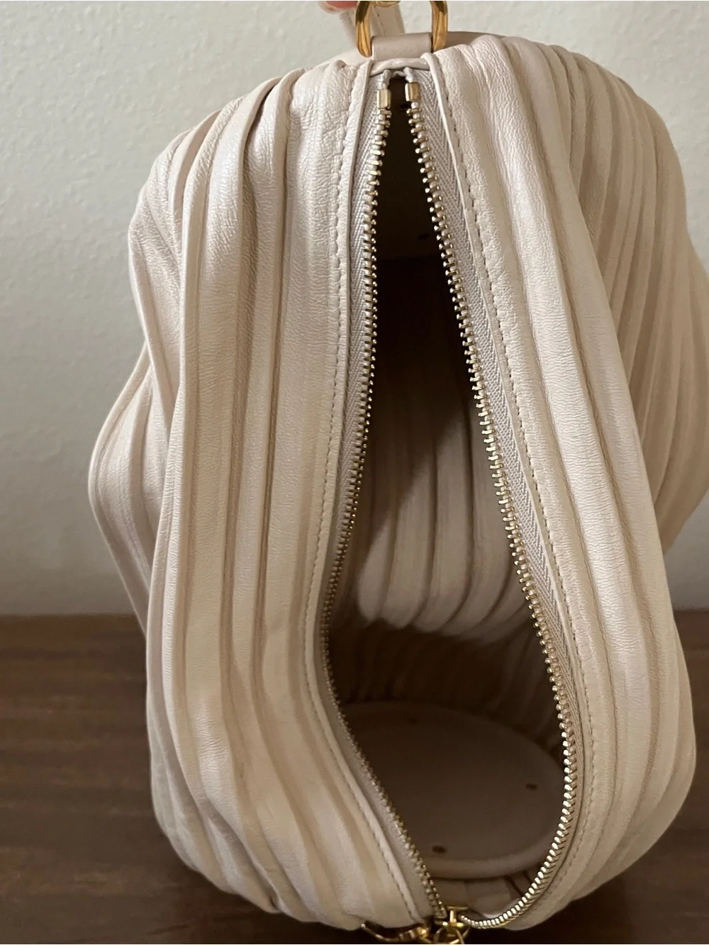 Loewe Bracelet Pouch Bag in Ivory